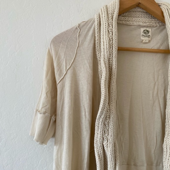 Anthropologie TINY Cream Cable Knit Cardigan - Picture 5 of 8
